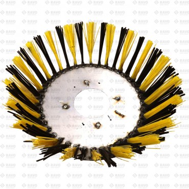 BRUSH 900MM NYLON/STEEL/RUBBER QC