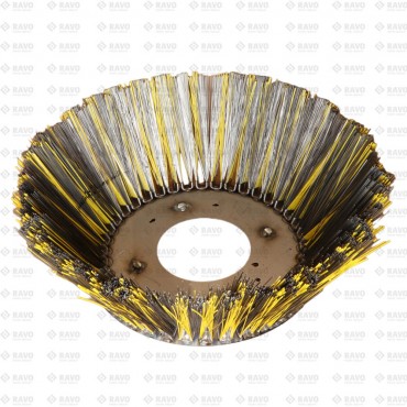 PALLET 15PC BRUSH 750MM NYLON/STEEL QC