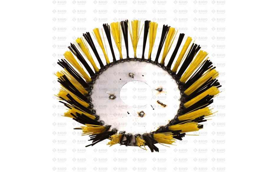 BRUSH 900MM NYLON/STEEL/RUBBER QC