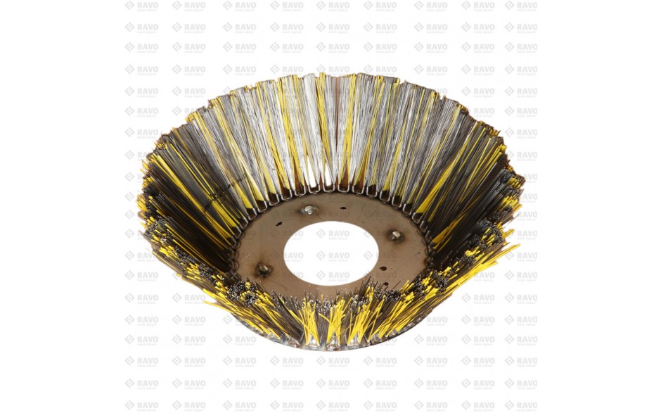 PALLET 15PC BRUSH 750MM NYLON/STEEL QC