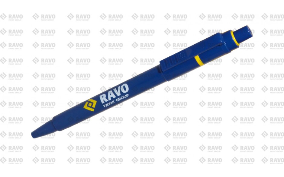 PEN BLACK WITH RAVO LOGO 25PCS