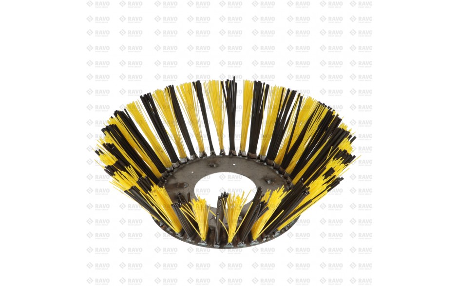 BRUSH 750MM NYLON/STEEL/RUBBER QC