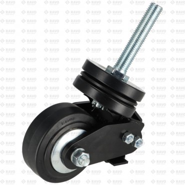 CASTER WHEEL WITH SPRING