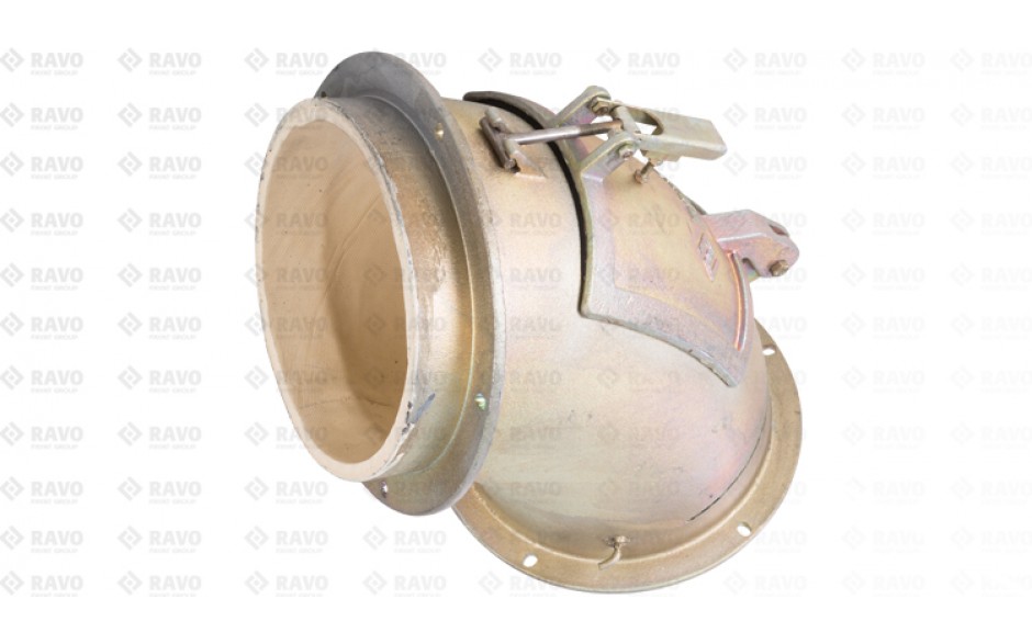 VACUUM TUBE BEND + DOOR COATED