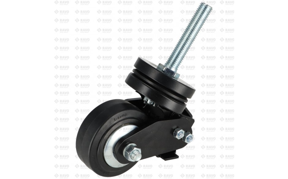 CASTER WHEEL WITH SPRING