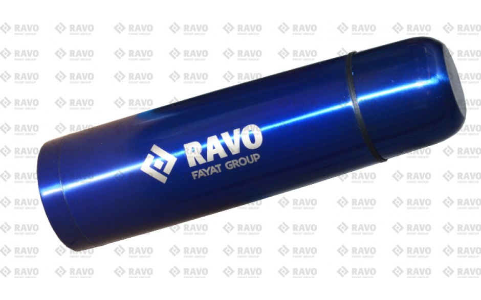 THERMOS BLUE WITH RAVO LOGO